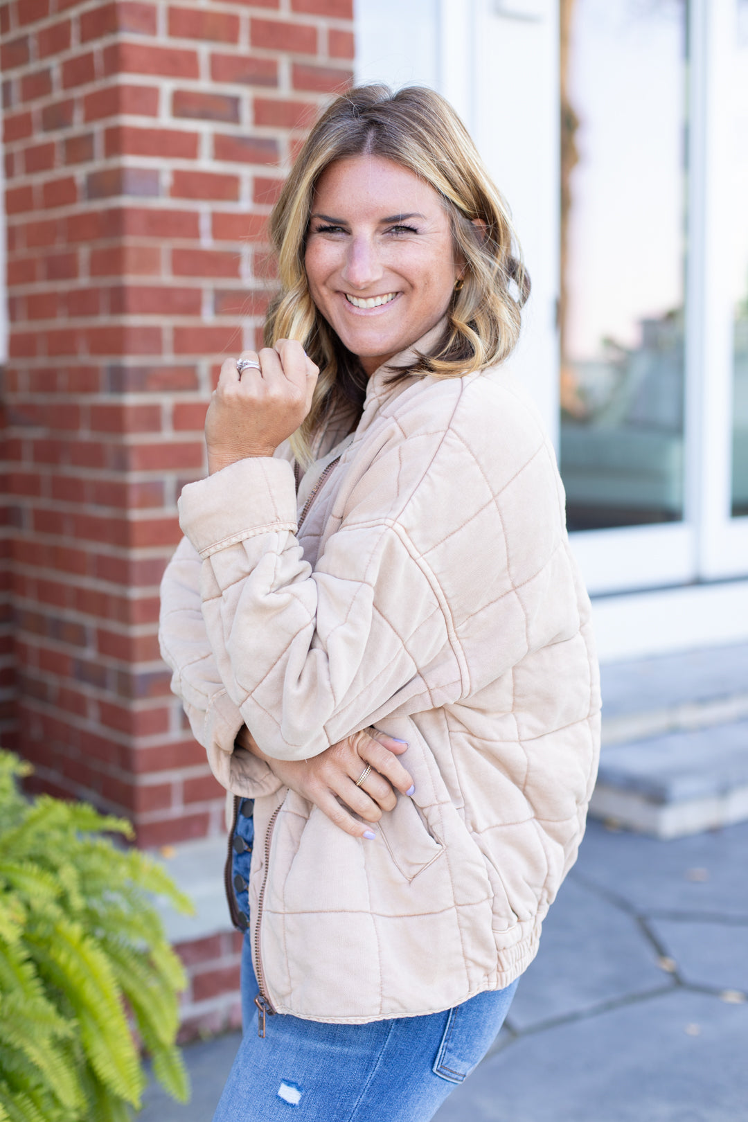 Allie Quilted Jacket  FINAL SALE – Living In Yellow