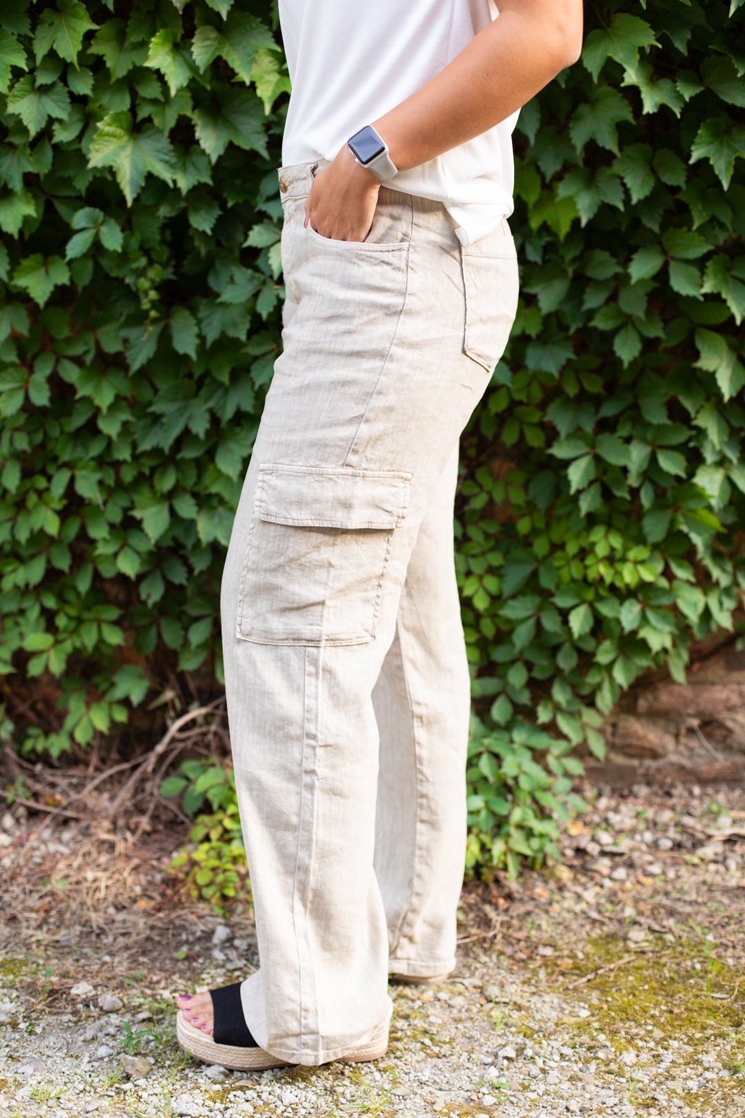 Kut from the Kloth Akia Wide Leg Cargo Pants | FINAL SALE