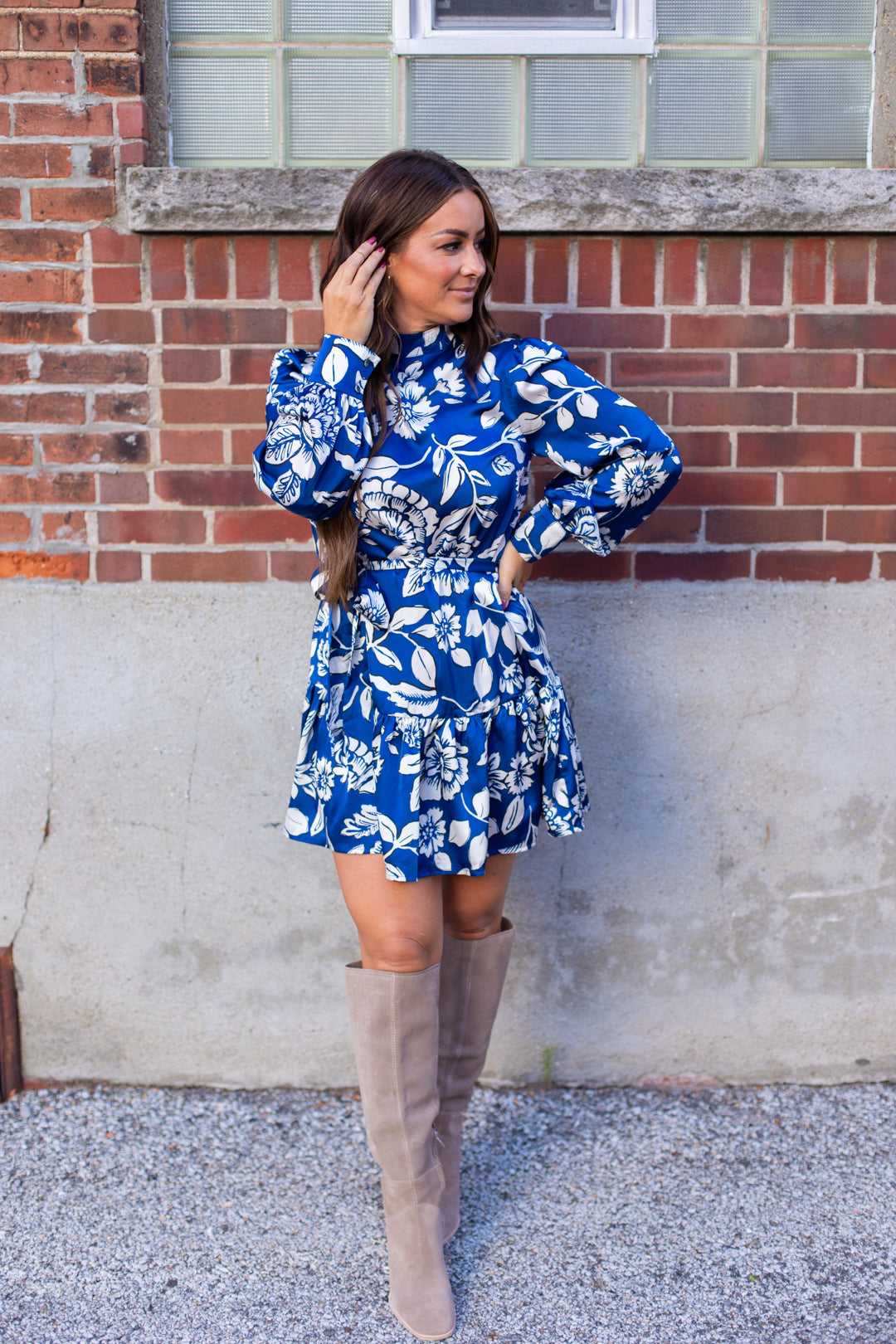 Monica Mock Neck Floral Dress | FINAL SALE