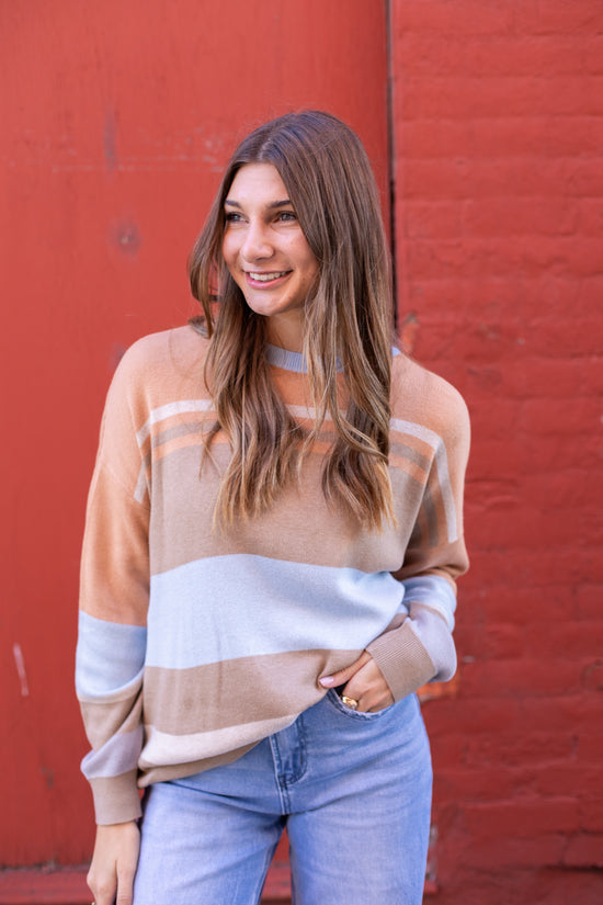 Arianna Mixed Pullover