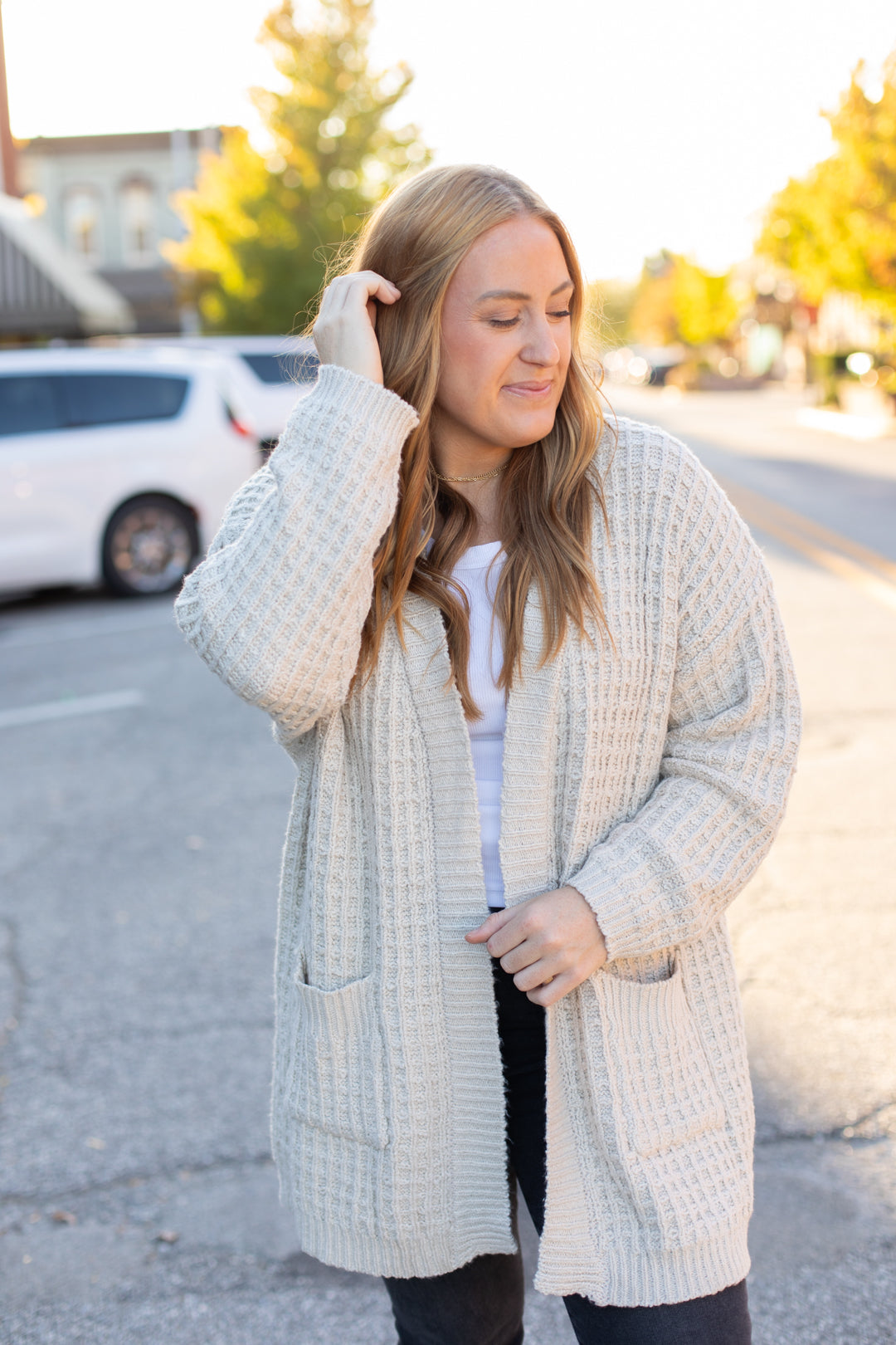 Waffle Chunky Cardigan | FINAL SALE