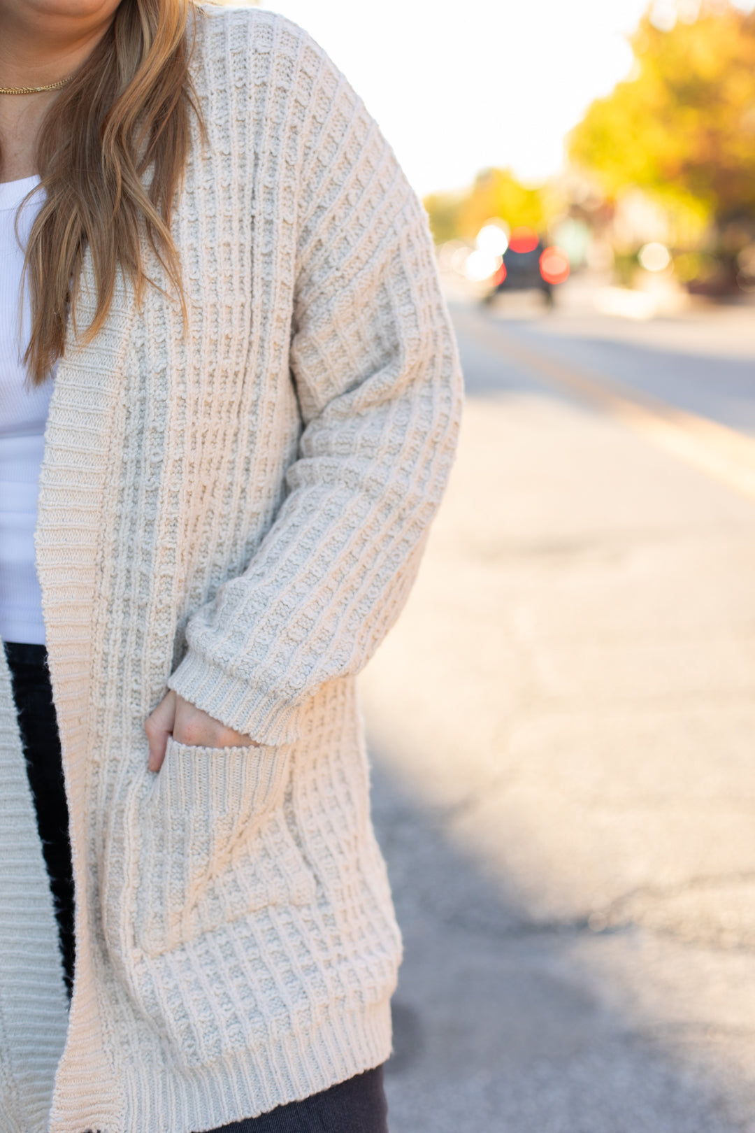 Waffle Chunky Cardigan | FINAL SALE