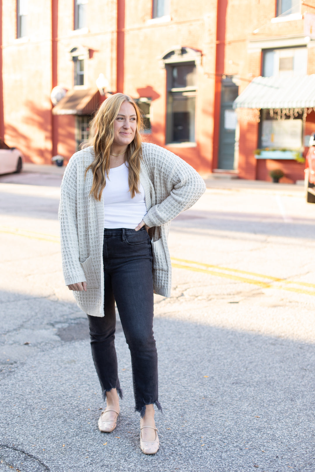 Waffle Chunky Cardigan | FINAL SALE