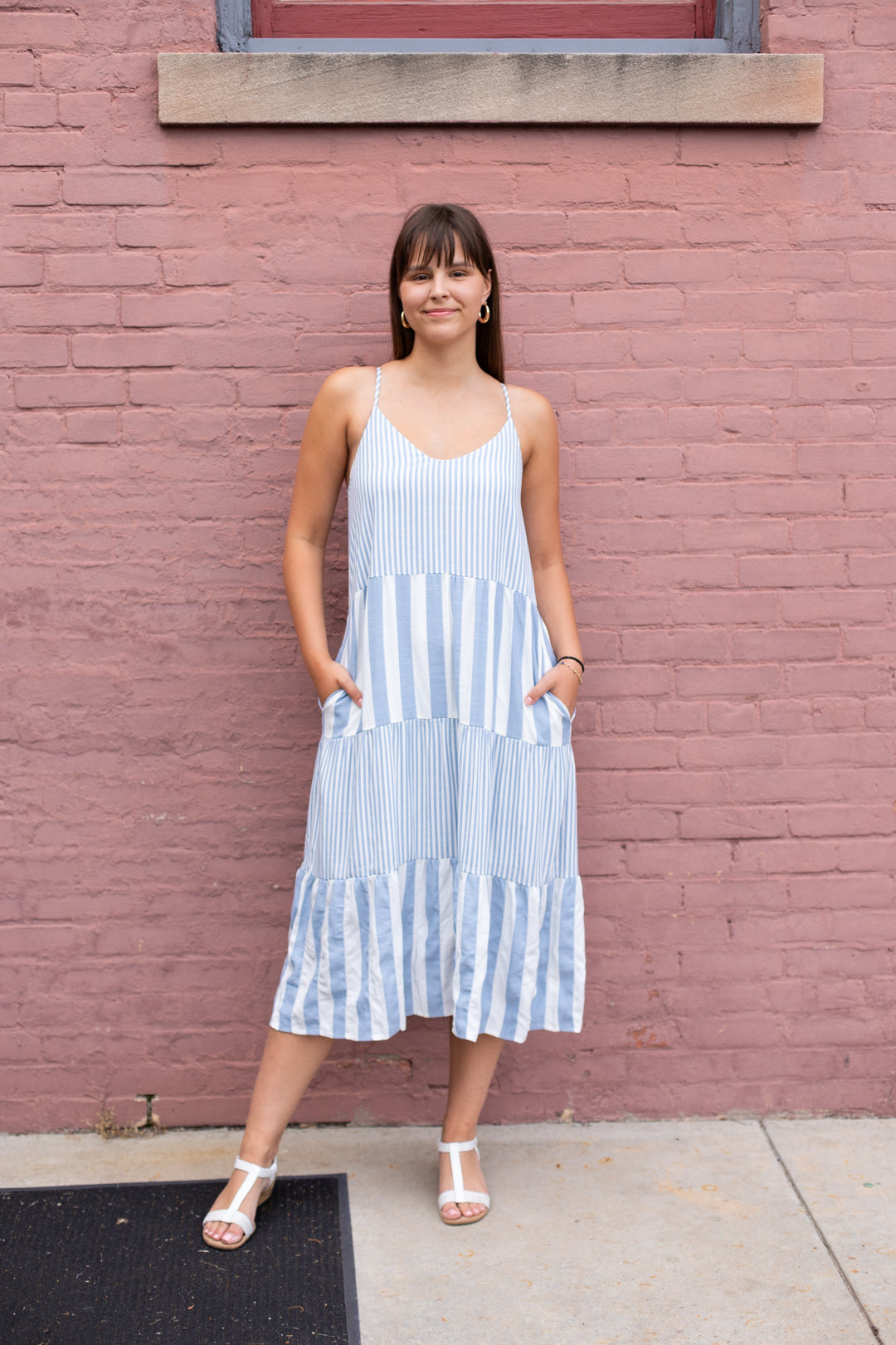 Dasha Multi Stripe Maxi Dress | FINAL SALE