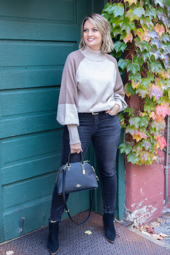 Rachel Colorblock Sweater