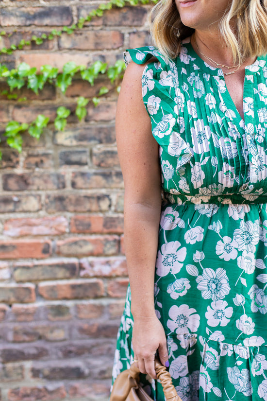 THML Valerie Floral Midi Dress | FINAL SALE