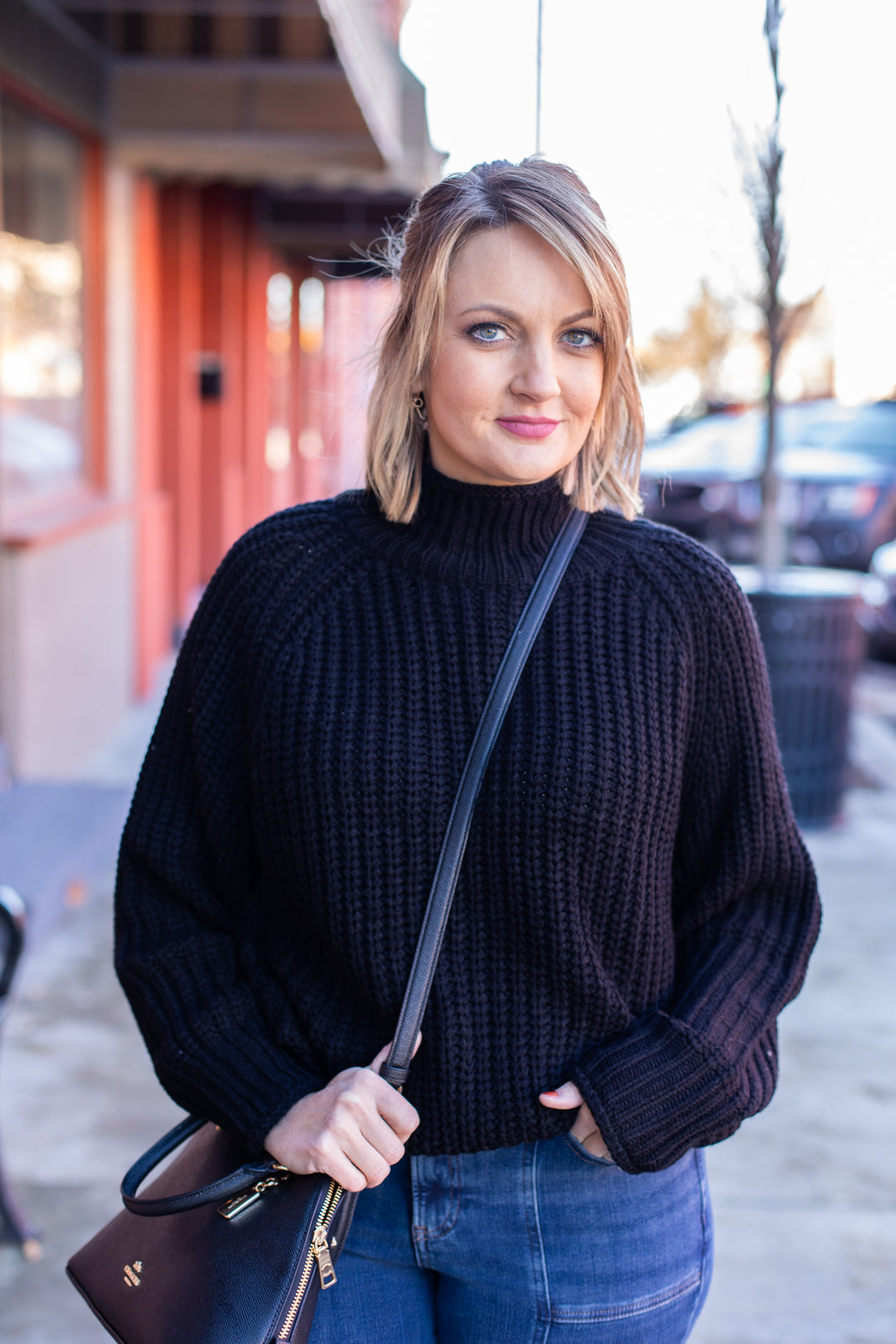 Adelaide Mock Neck Sweater