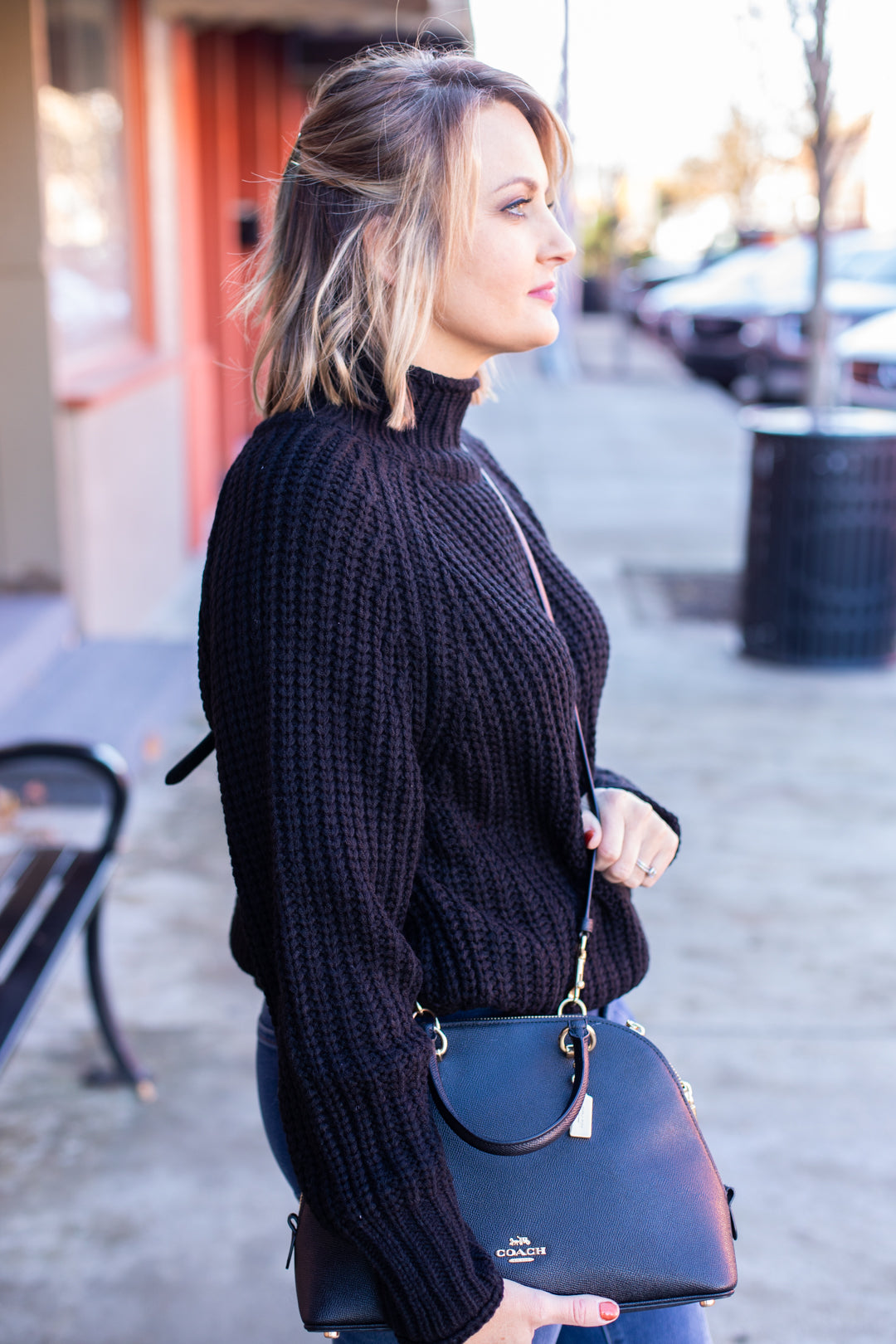 Adelaide Mock Neck Sweater