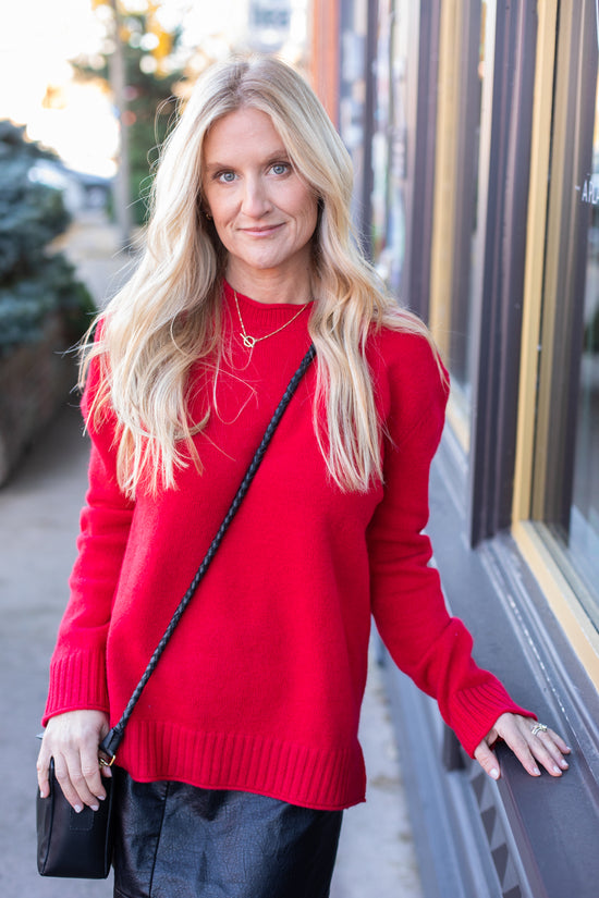 Ruby Ribbed Detail Sweater