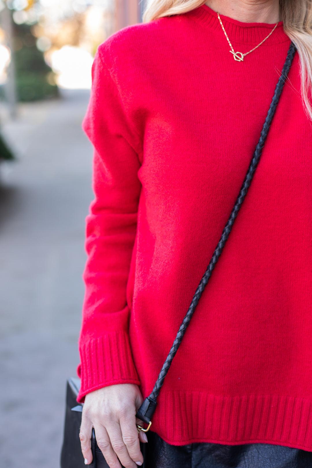 Ruby Ribbed Detail Sweater