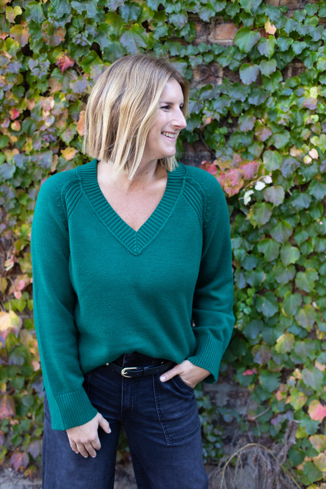 Sherri V Neck Oversized Sweater