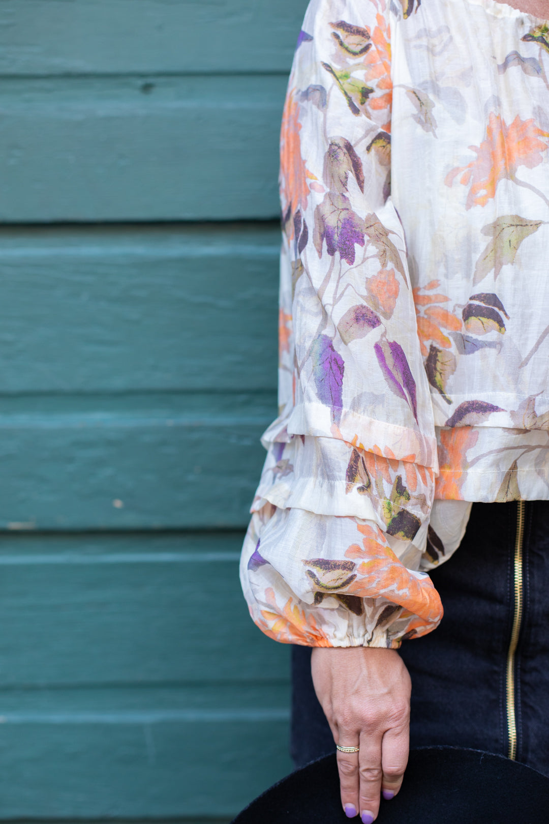 Lorelei Floral Tie Neck Blouse | FINAL SALE