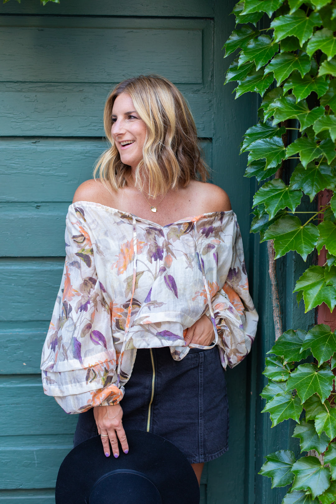 Lorelei Floral Tie Neck Blouse | FINAL SALE