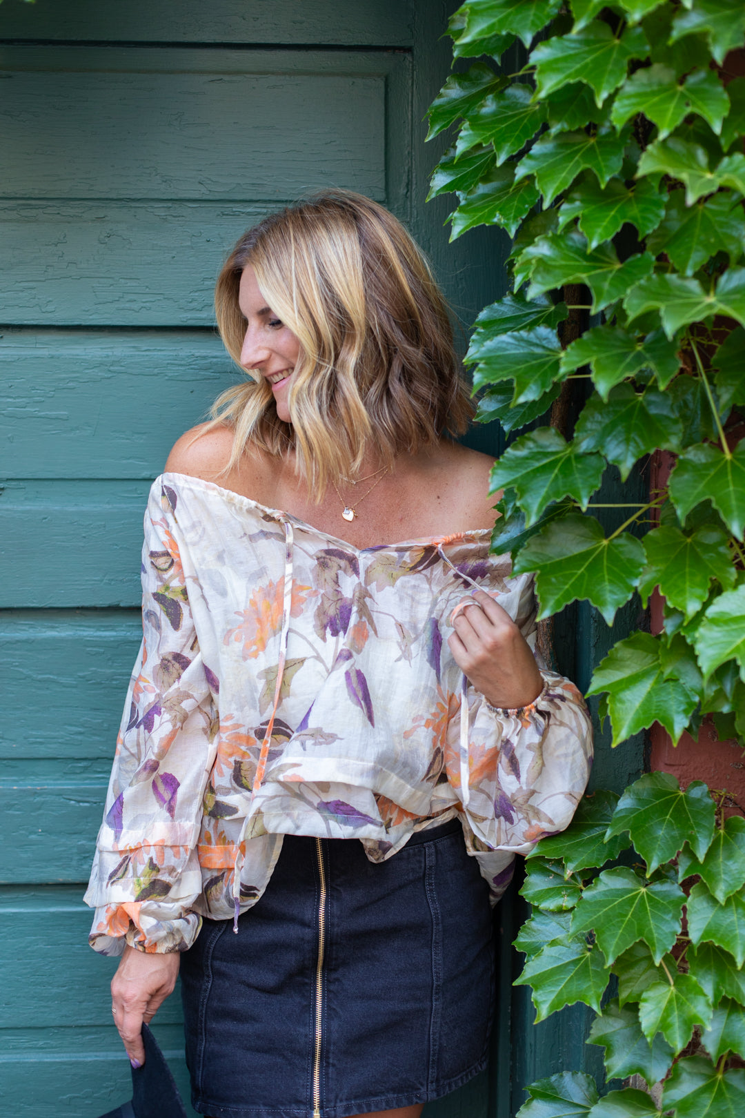 Lorelei Floral Tie Neck Blouse | FINAL SALE