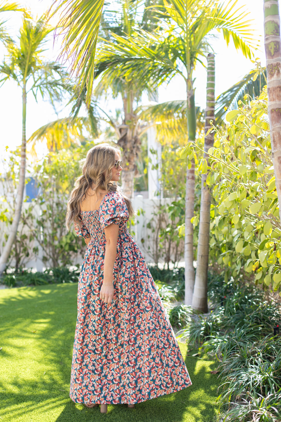 Savannah Smocked Floral Maxi Dress