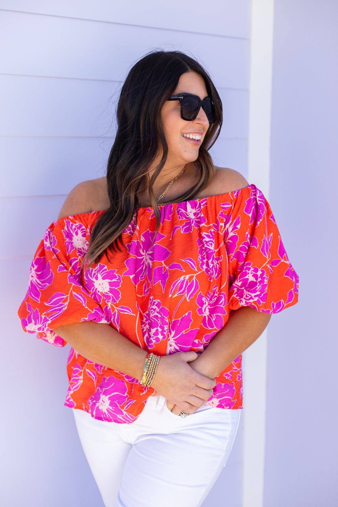 Oahu Off the Shoulder top