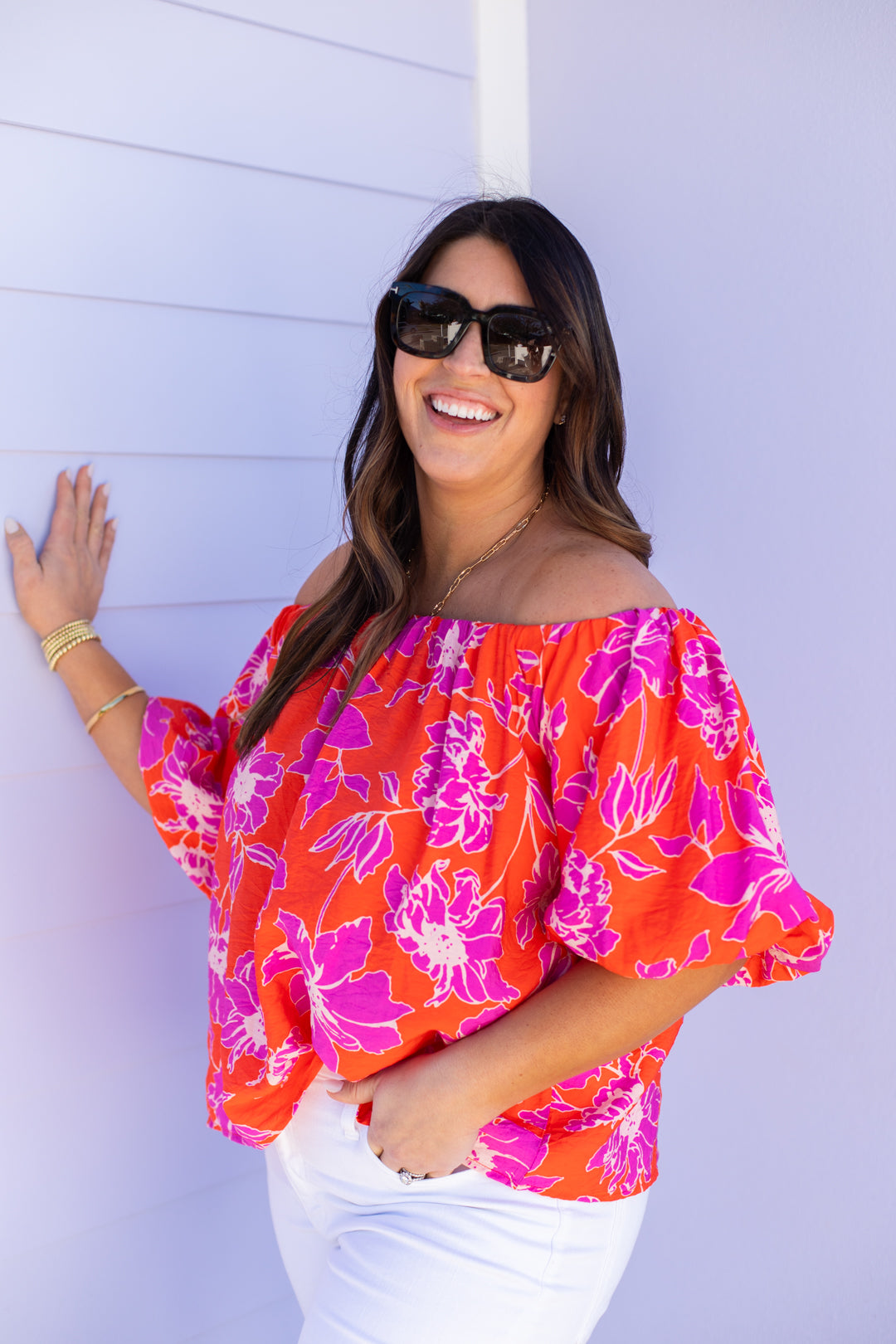 Oahu Off the Shoulder top