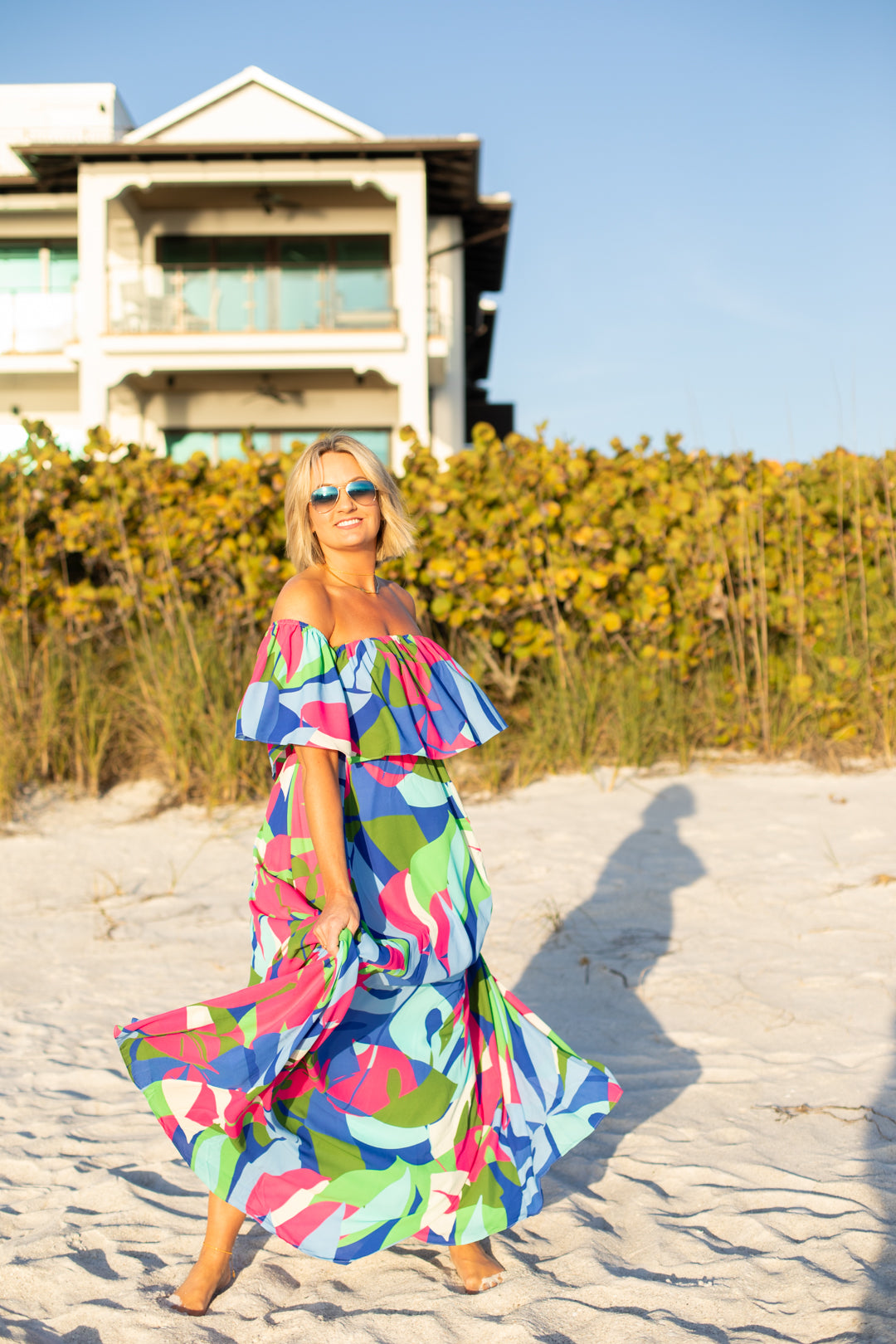 Havana Off the Shoulder Maxi  | FINAL SALE