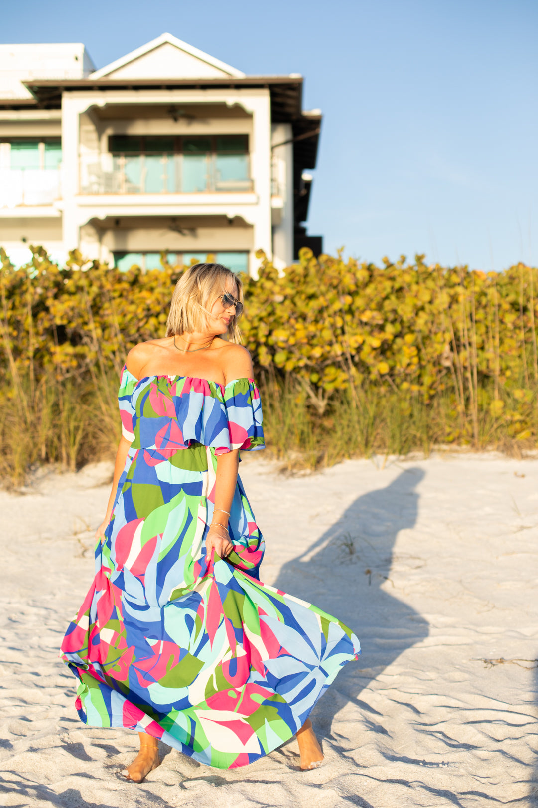 Havana Off the Shoulder Maxi  | FINAL SALE