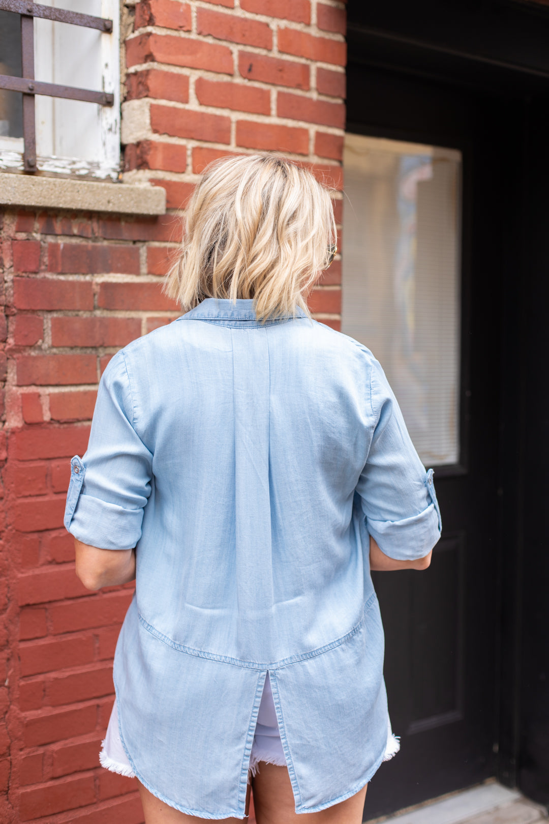 Maddie Denim Button Up | FINAL SALE