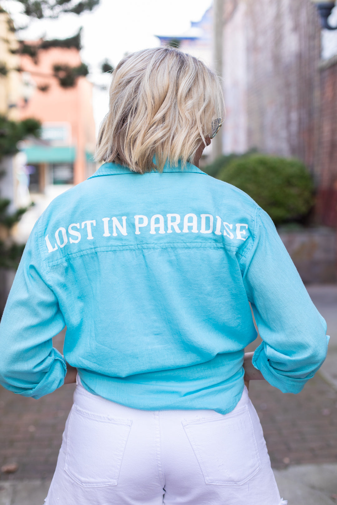 Lost in Paradise Button Up Shirt | FINAL SALE