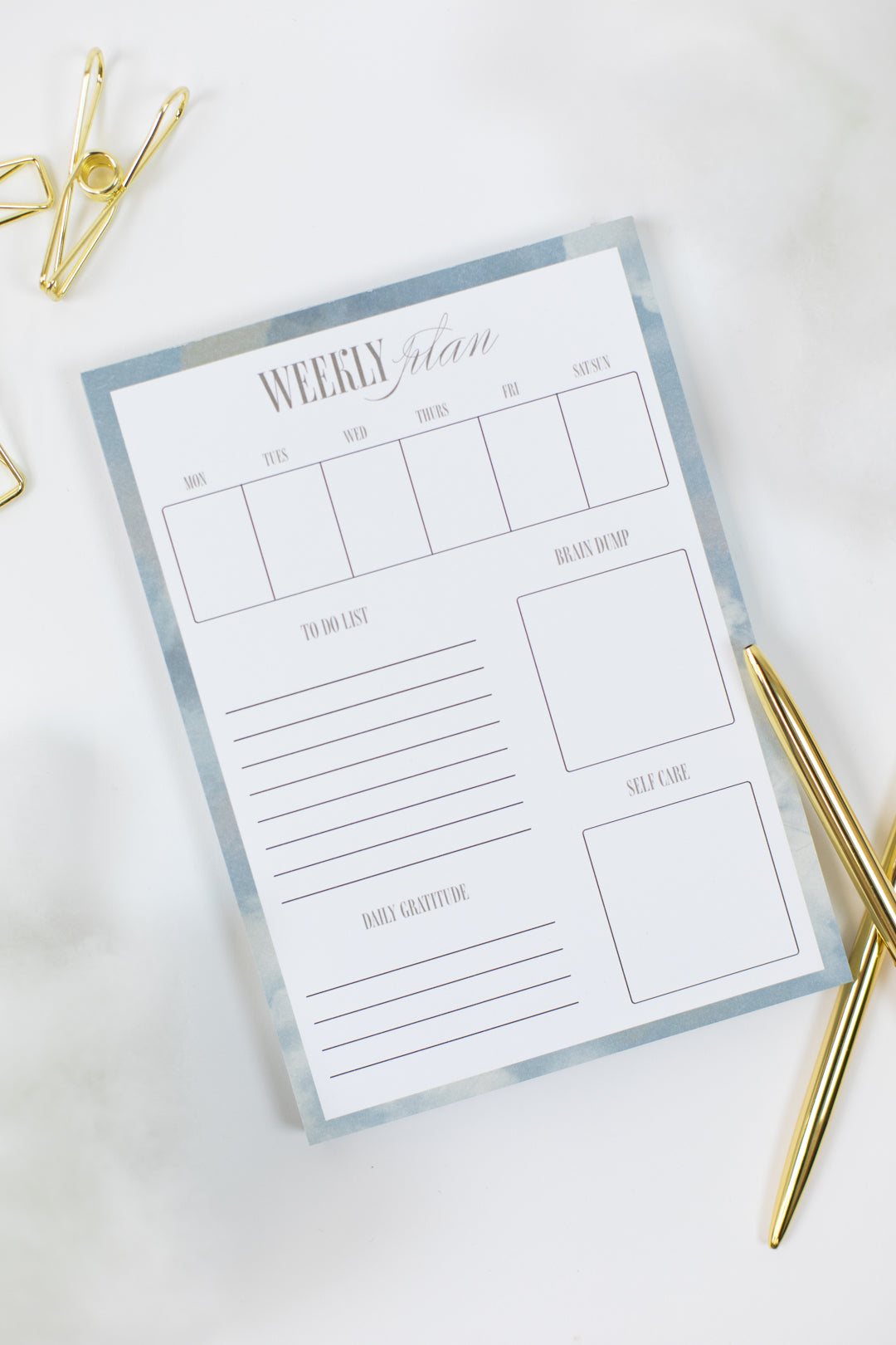 Bundle: 2025 In The Clouds Planner + Notepad