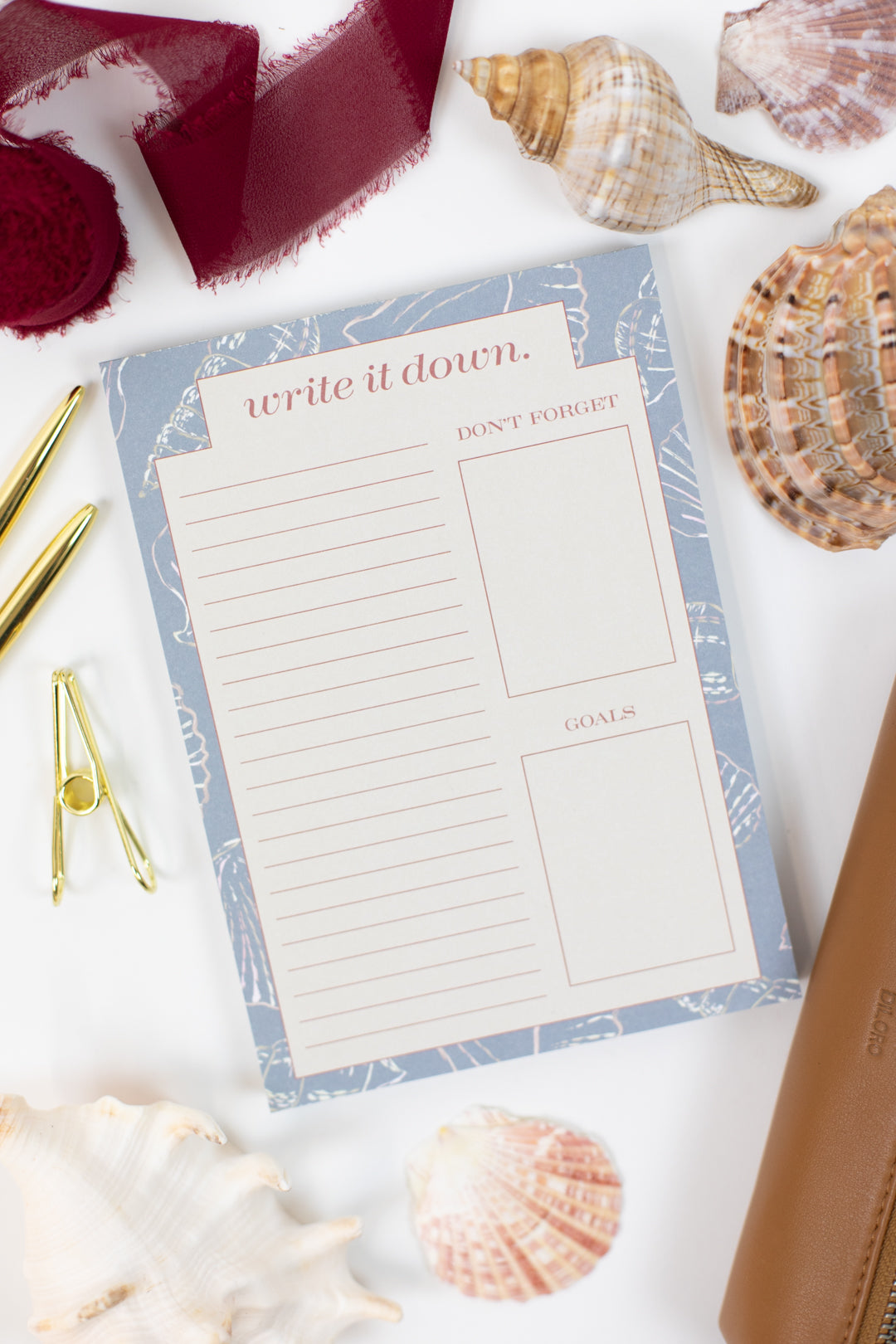 Life + Style Notepad: Pinstripe