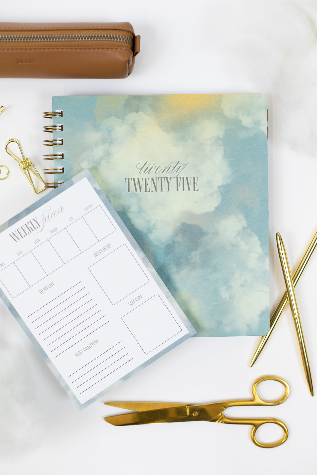 Bundle: 2025 In The Clouds Planner + Notepad