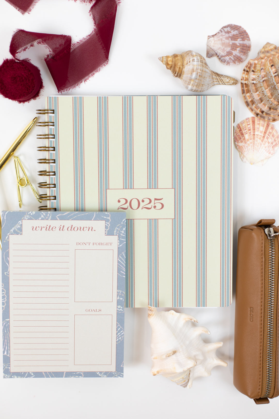 Life + Style Notepad: Pinstripe